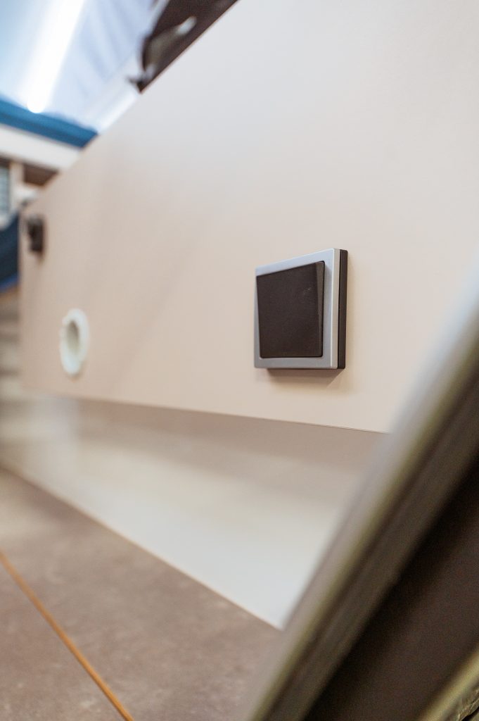 Blue Interior RoadCab; LED light switch